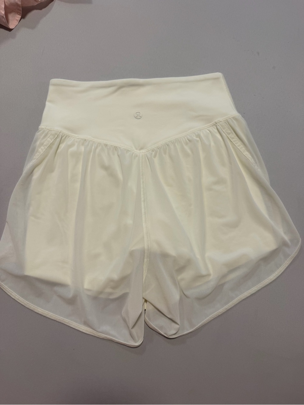 lululemon athletica Ivory High-Waist Athletic Shorts - Picture 2 of 6